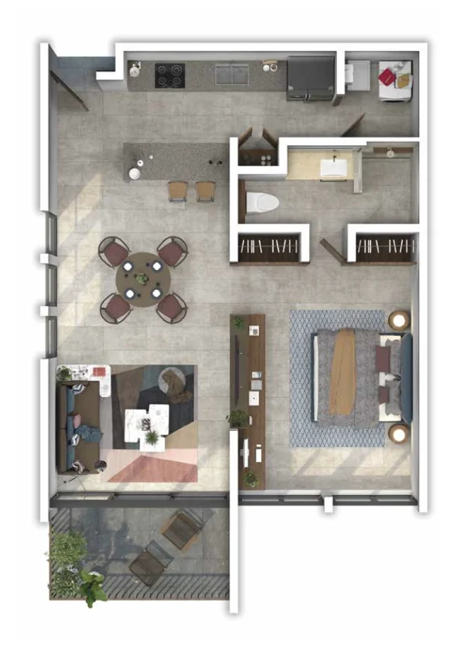 Planta A modelo en Sophia Distrito